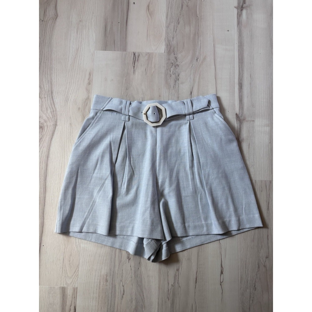 Rachel Zoe TJX‎ Women's Blue Paperbag Shorts with Buckle Size 10 / Medium NWT